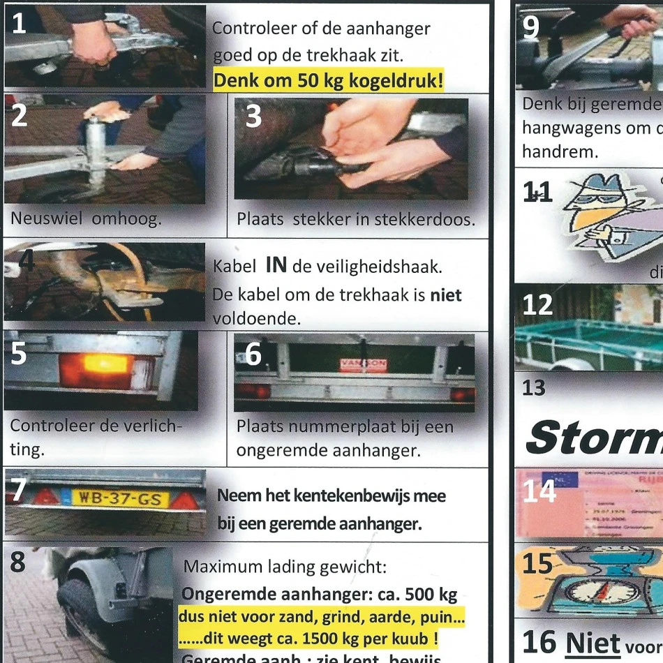 Wil je een instructiefolder? Deze is verkrijgbaar bij de kassa.